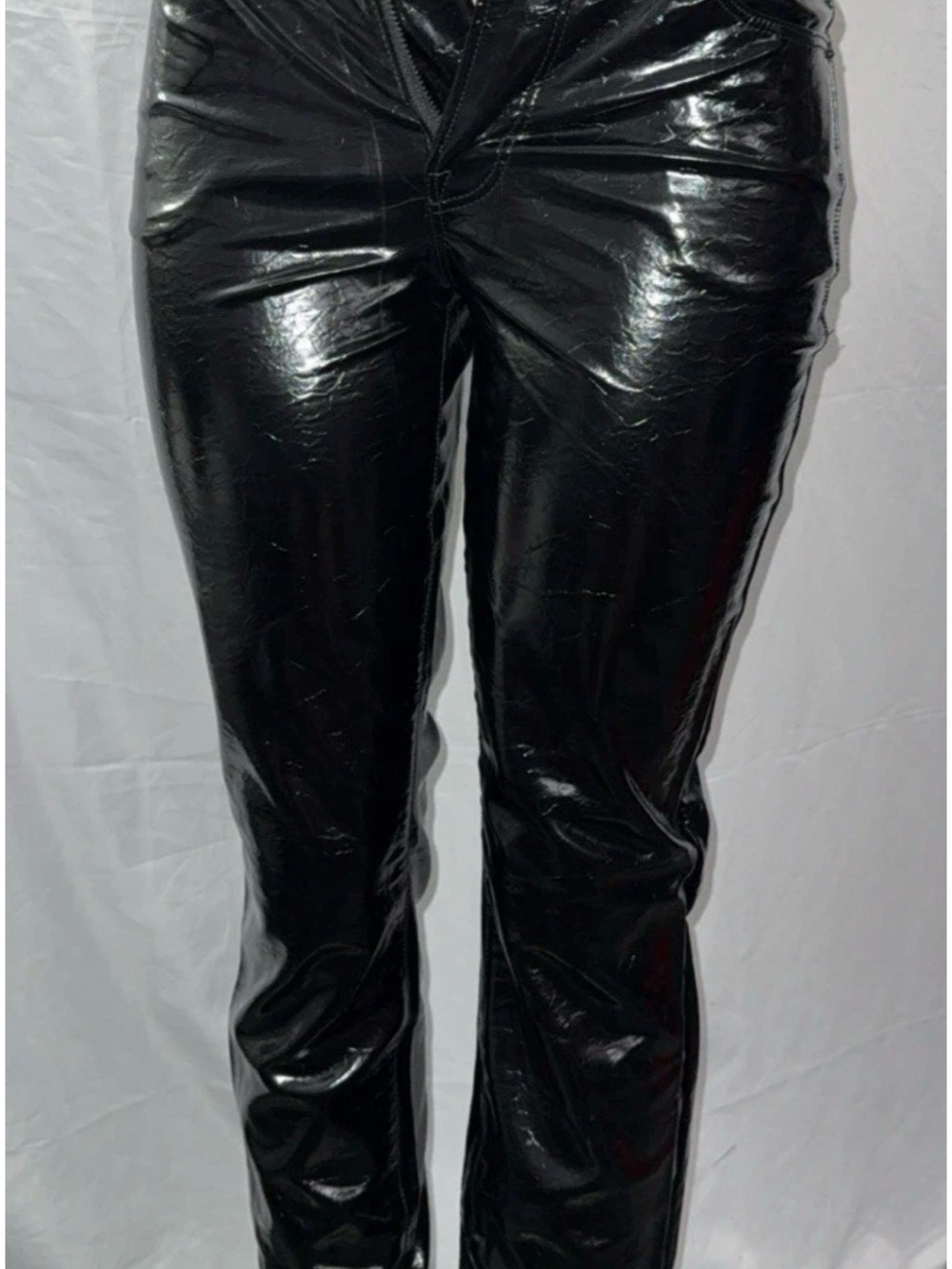 Good American Black High-Shine Skinny Pants